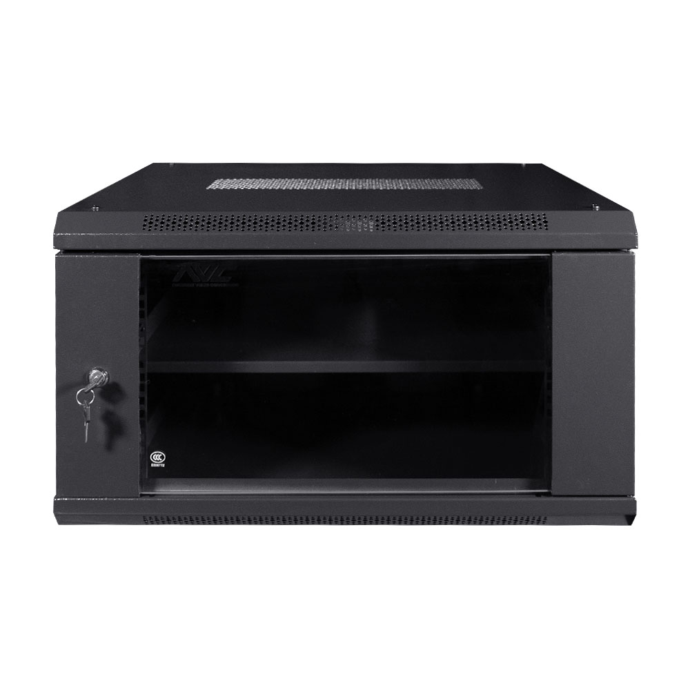 Комутаційна шафа NVC-6U/600x600x350 Black Комутаційна шафа NVC-6U/600x600x350 Black