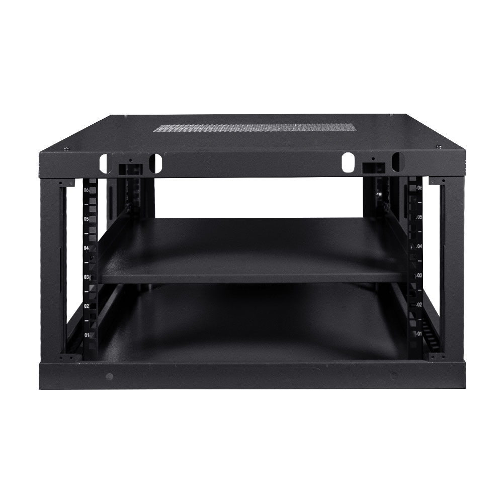 Комутаційна шафа NVC-6U/600x600x350 Black Комутаційна шафа NVC-6U/600x600x350 Black