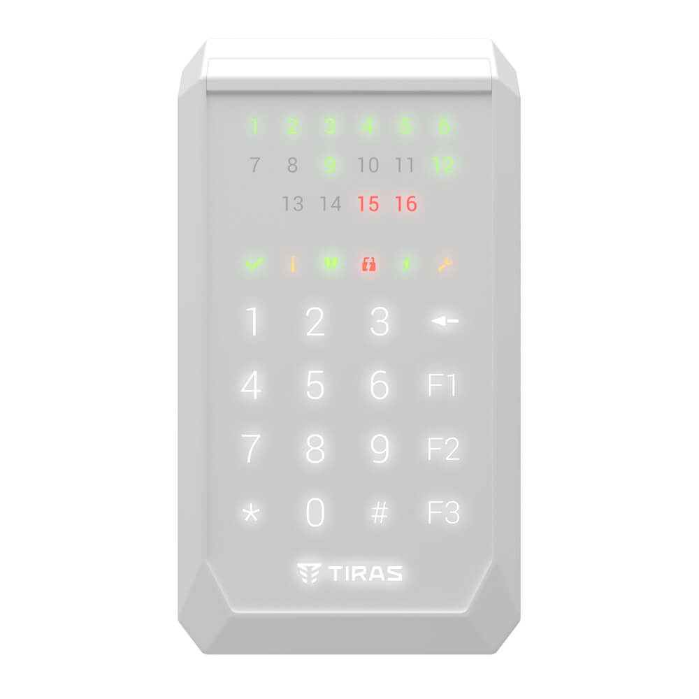 Клавіатура K-PAD16 WHITE Tiras Клавіатура K-PAD16 WHITE Tiras