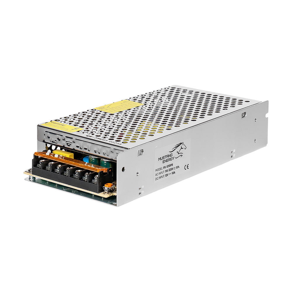 Блок живлення PS-1210PB Mustang Energy 12V/10A Блок живлення PS-1210PB Mustang Energy 12V/10A