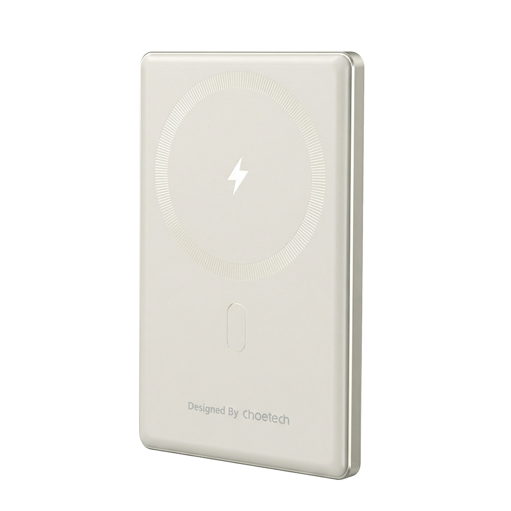 Power Bank B738 з магнітною зарядкою 5000mAh White Choetech Power Bank B738 з магнітною зарядкою 5000mAh White Choetech