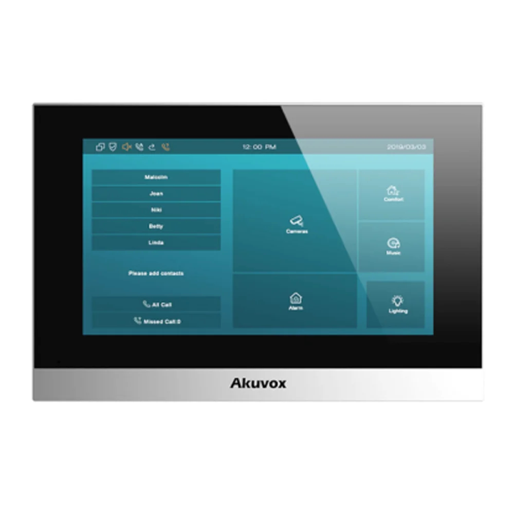 Відеодомофон C313WE SILVER Akuvox Відеодомофон C313WE SILVER Akuvox