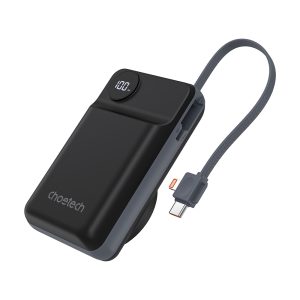 Power Bank B696 з магнітною зарядкою 20000mAh Black Choetech