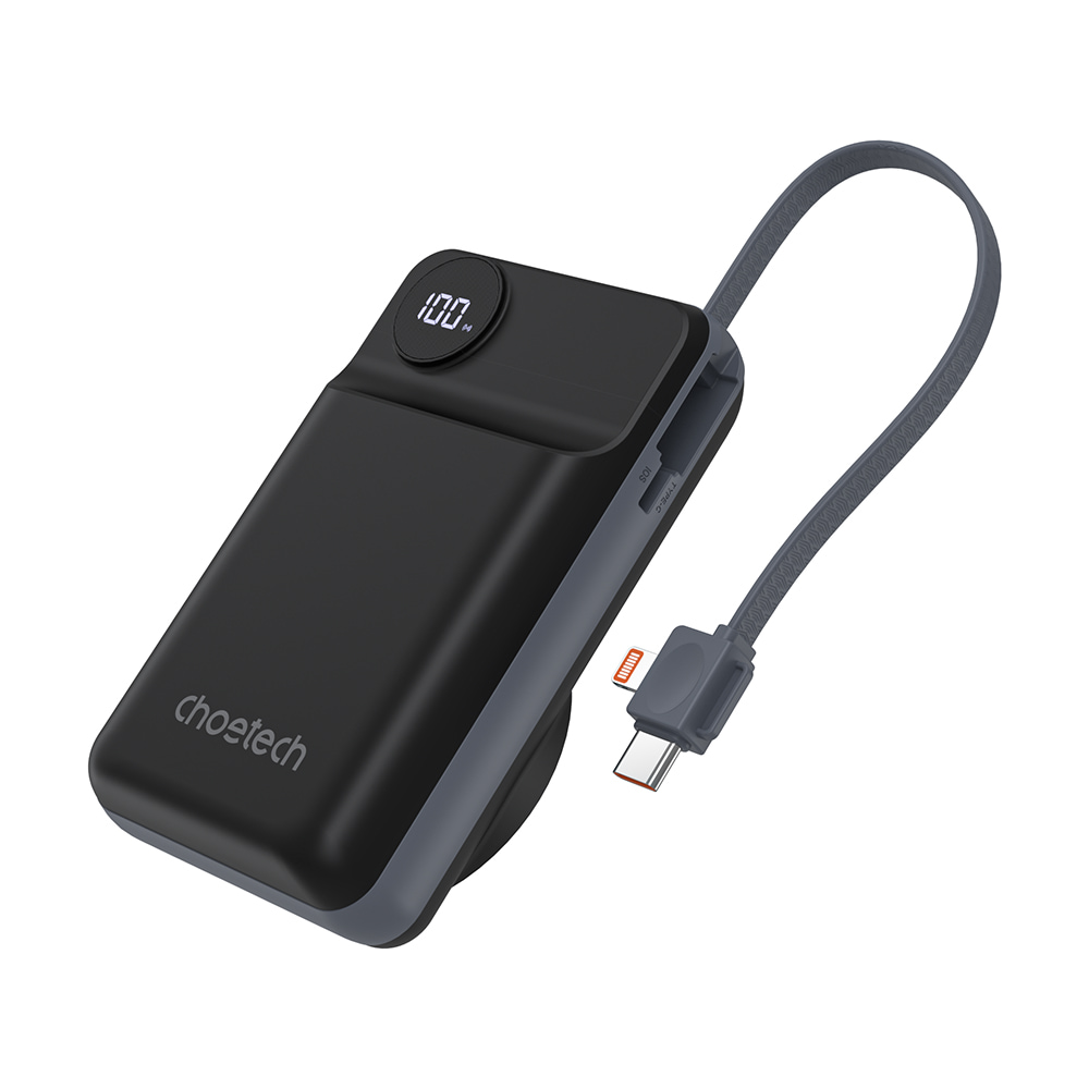 Power Bank B696 з магнітною зарядкою 20000mAh Black Choetech Power Bank B696 з магнітною зарядкою 20000mAh Black Choetech