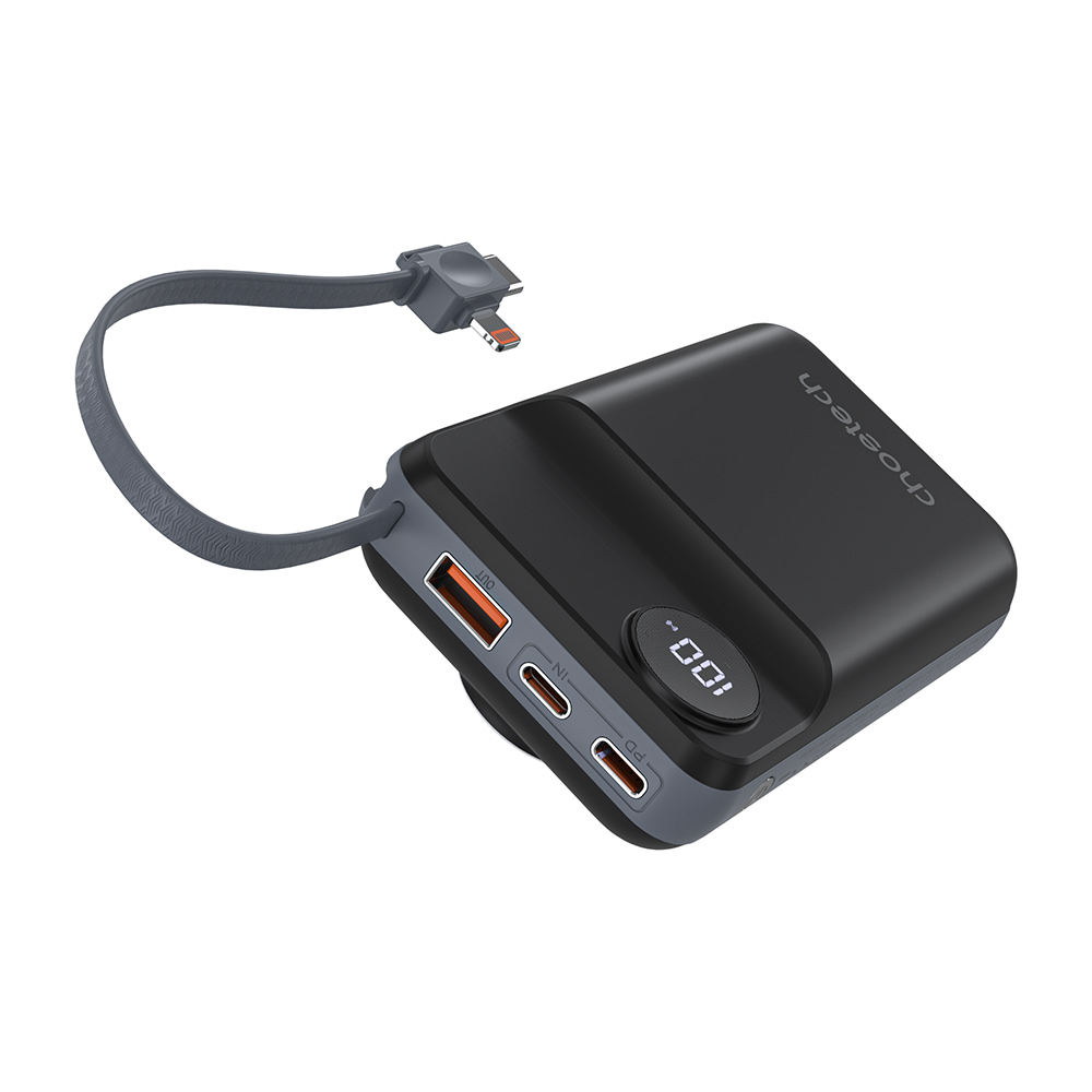 Power Bank B696 з магнітною зарядкою 20000mAh Black Choetech Power Bank B696 з магнітною зарядкою 20000mAh Black Choetech