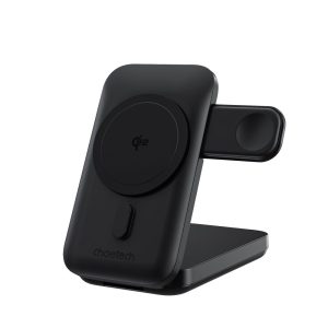 Power Bank D750 3в1 з магнітною зарядкою та підставкою 10000mAh Black Choetech