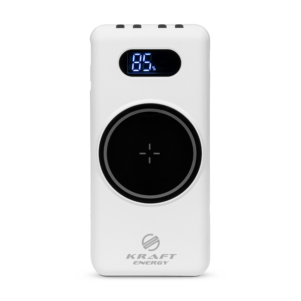 Power Bank KPB-1110W (10000 mAh) White Kraft Power Bank KPB-1110W (10000 mAh) White Kraft