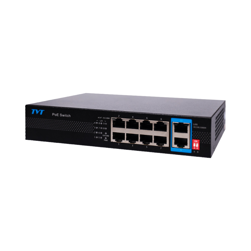 PoE комутатор TD-B2208S1-PGU TVT PoE комутатор TD-B2208S1-PGU TVT