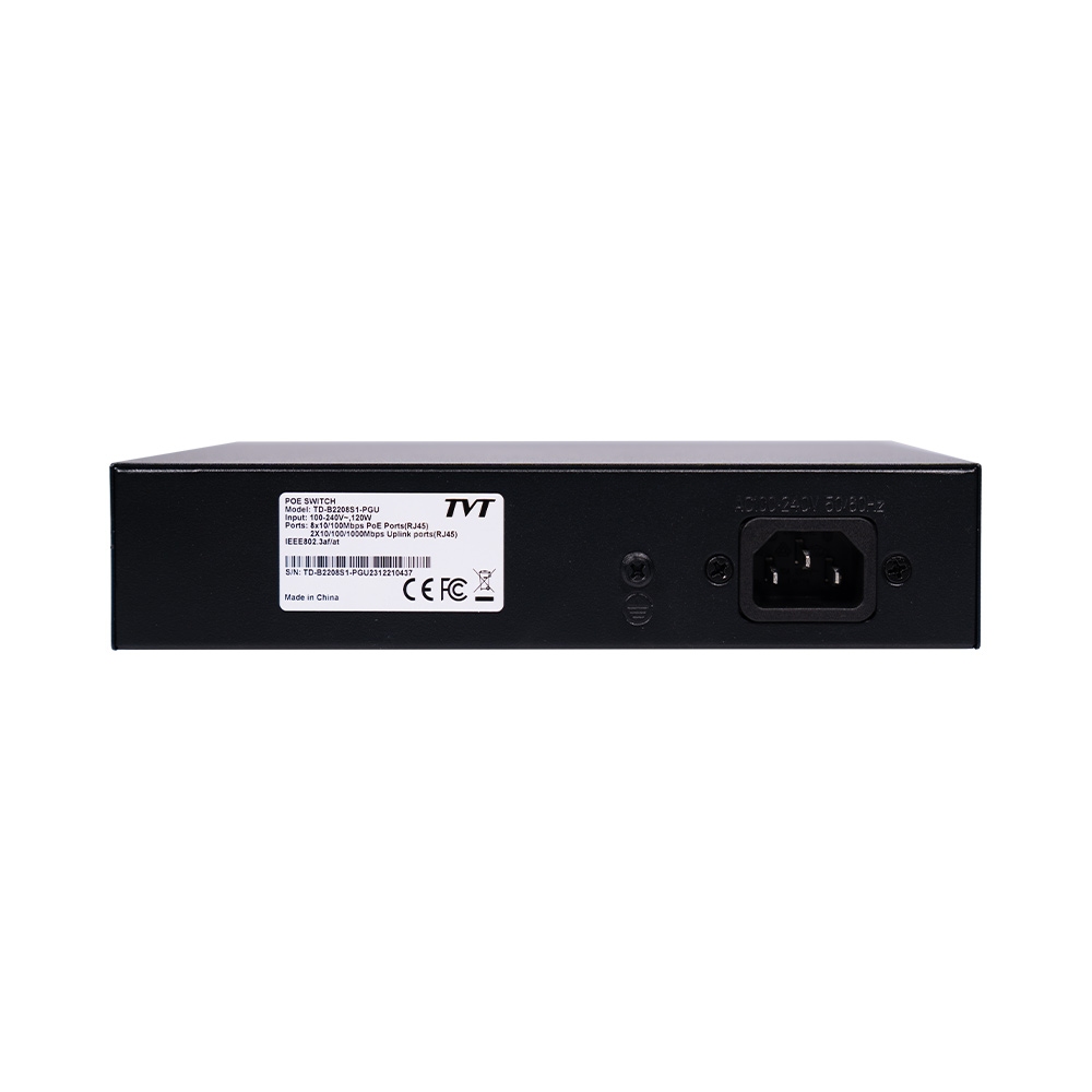 PoE комутатор TD-B2208S1-PGU TVT PoE комутатор TD-B2208S1-PGU TVT