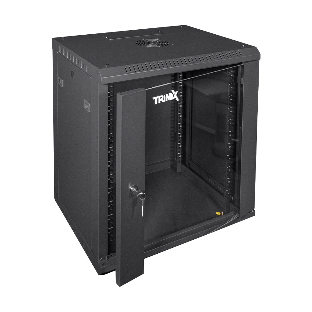 Комутаційна шафа TRX-12U/600x450x637 Black Trinix