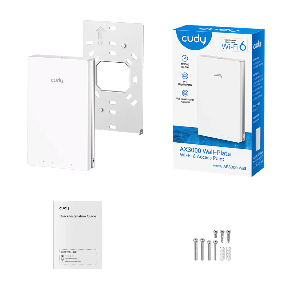Точка доступу AP3000 Wall Cudy Точка доступу AP3000 Wall Cudy