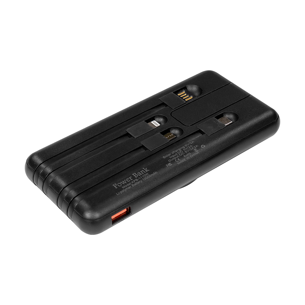 Power Bank KPB-1110W (10000 mAh) Black Kraft