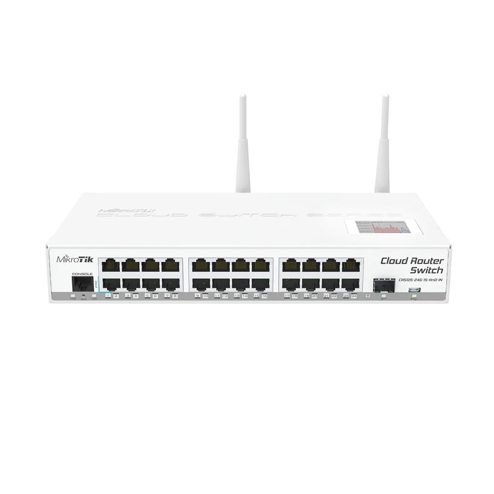 Комутатор CRS125-24G-1S-2HnD-IN MikroTik Комутатор CRS125-24G-1S-2HnD-IN MikroTik