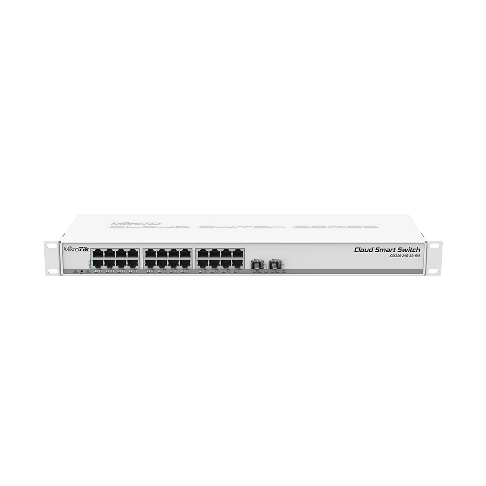 Комутатор CSS326-24G-2S+RM MikroTik Комутатор CSS326-24G-2S+RM MikroTik