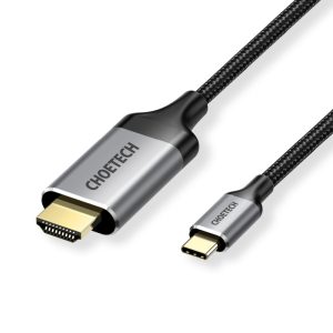 Кабель CH0021 USB-C to HDMI 4K@60Hz 1.8m Black Choetech