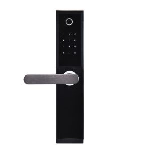 Замок біометричний TRL-5104BTF BLACK Left TRINIX