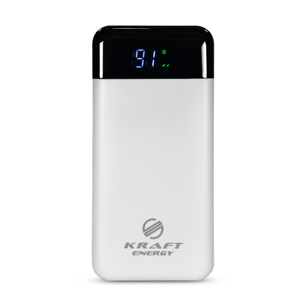 Power Bank KPB-2120FCL (20000 mAh) White Kraft Power Bank KPB-2120FCL (20000 mAh) White Kraft