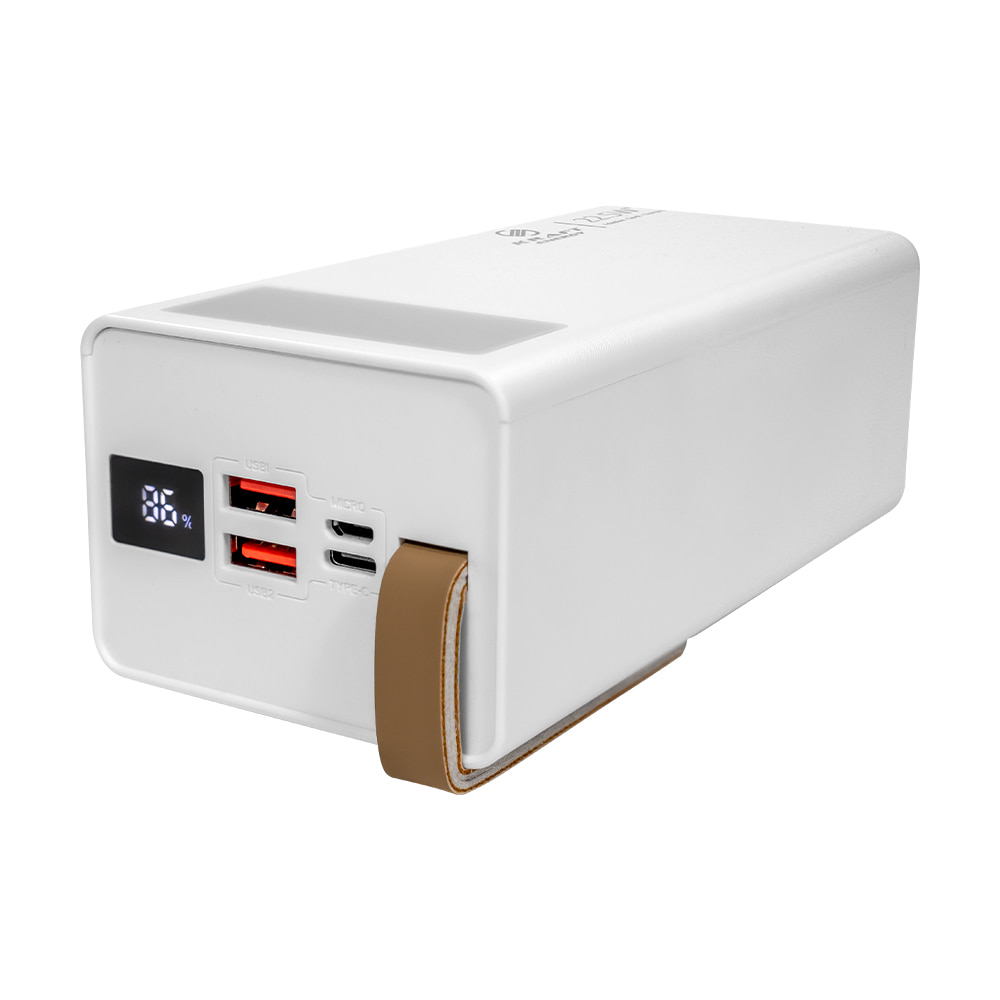 Power Bank KPB-2340FCL (40000 mAh) White Kraft Power Bank KPB-2340FCL (40000 mAh) White Kraft