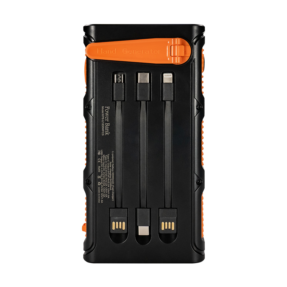 Power Bank KPB-U1930HCSL (30000 mAh) Orange Kraft Power Bank KPB-U1930HCSL (30000 mAh) Orange Kraft