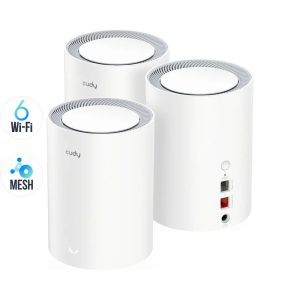 Mesh-система M3000 WHITE Wi-Fi 6 2.5G (3-Pack) Cudy