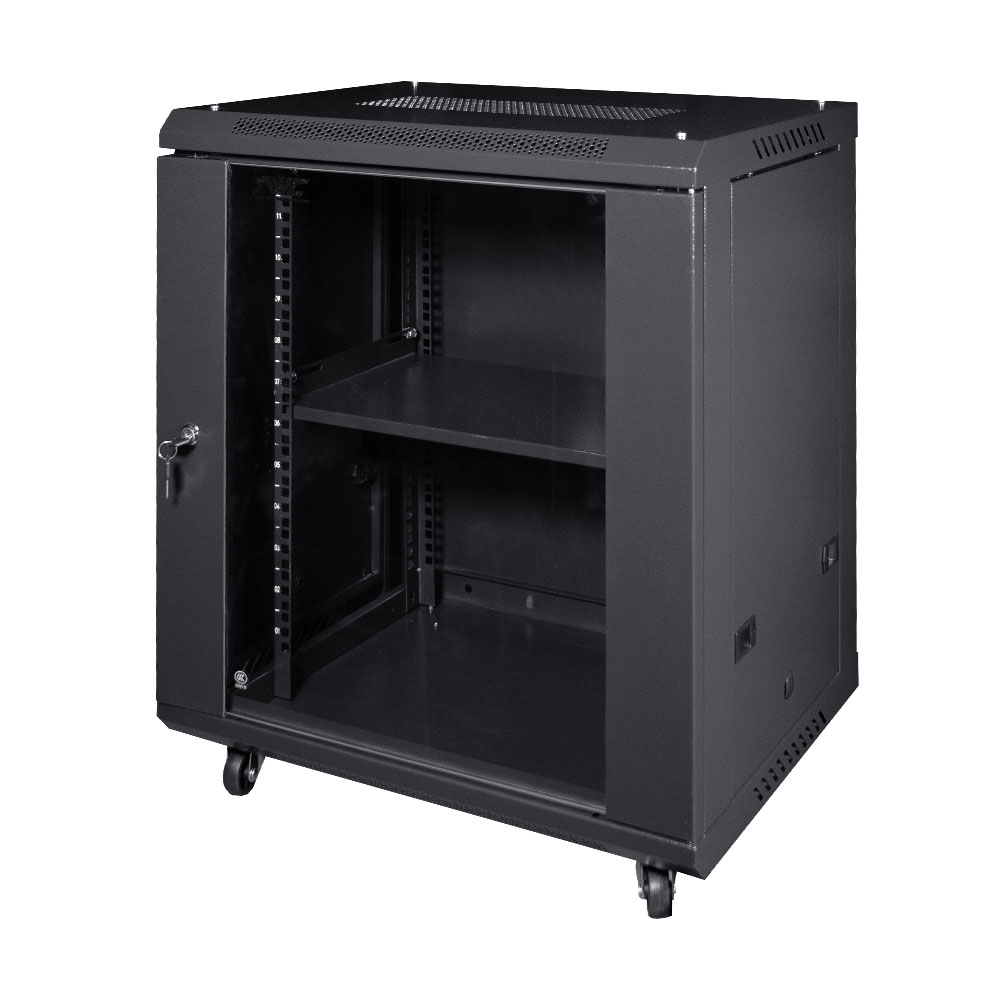Комутаційна шафа NVC-12U/600x450x640 Black Комутаційна шафа NVC-12U/600x450x640 Black