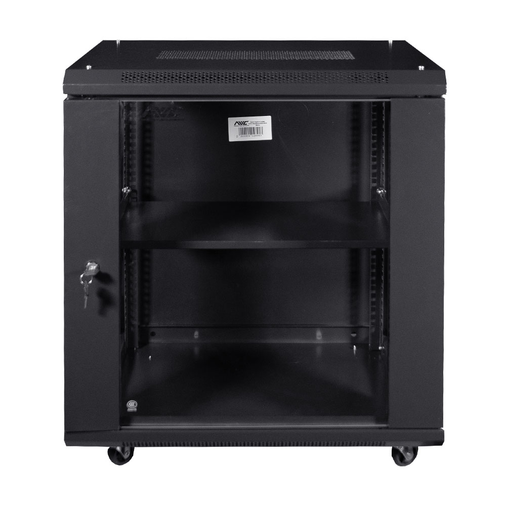 Комутаційна шафа NVC-12U/600x450x640 Black Комутаційна шафа NVC-12U/600x450x640 Black