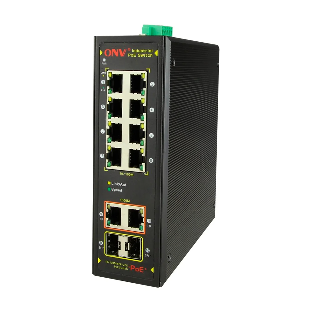 PoE комутатор ONV-IPS7108PF COMBO PORTS PoE комутатор ONV-IPS7108PF COMBO PORTS