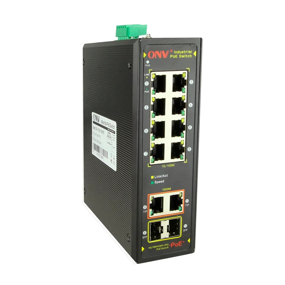 PoE комутатор ONV-IPS7108PF COMBO PORTS PoE комутатор ONV-IPS7108PF COMBO PORTS