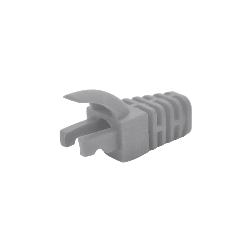 Чохол ізолюючий для роз'єма RJ-45 Cat.5/Cat.6, (N) ПВХ сірий (100 шт/уп) Чохол ізолюючий для роз'єма RJ-45 Cat.5/Cat.6, (N) ПВХ сірий (100 шт/уп)