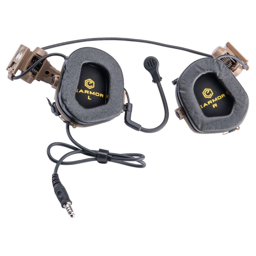 Активні захисні навушники Earmor M32X MARK3 ARC (CB) Coyote Brown