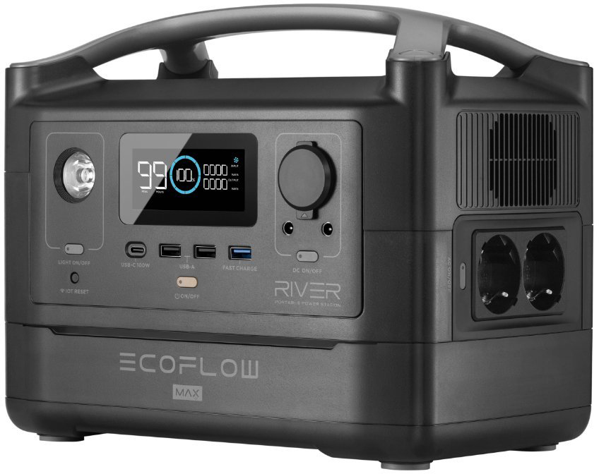 Зарядна станція EcoFlow RIVER Max (576 Вт·г) Зарядна станція EcoFlow RIVER Max (576 Вт·г)