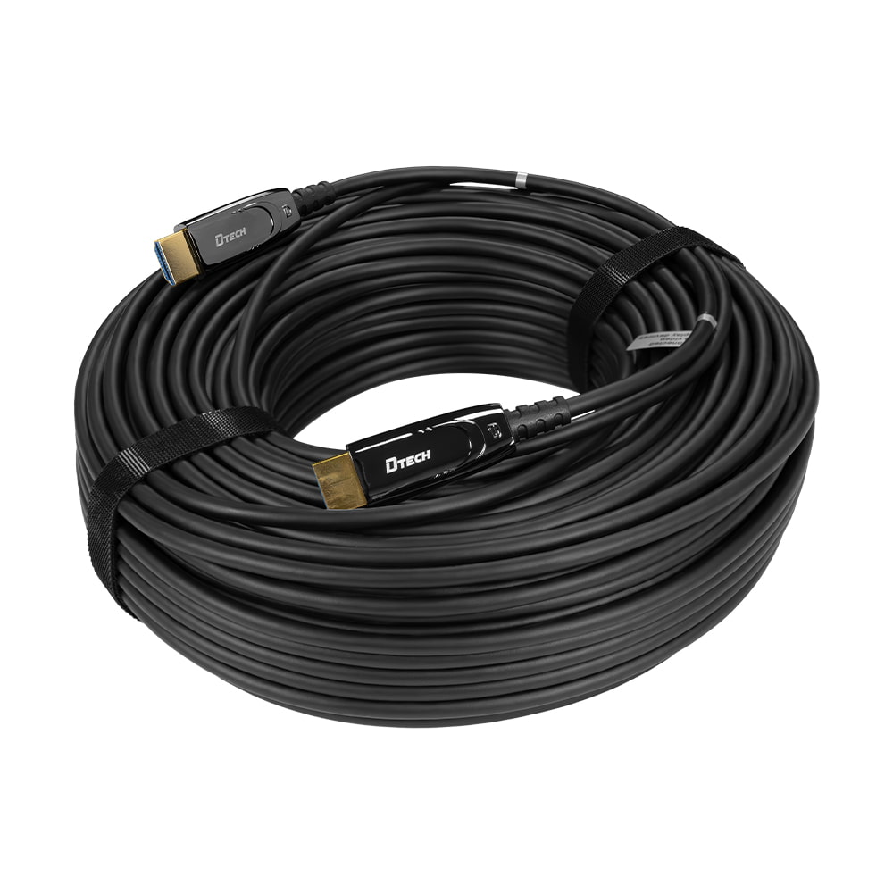 Кабель оптичний HDMI 2.1V 100 м (DT-HOF8100) DTECH Кабель оптичний HDMI 2.1V 100 м (DT-HOF8100) DTECH