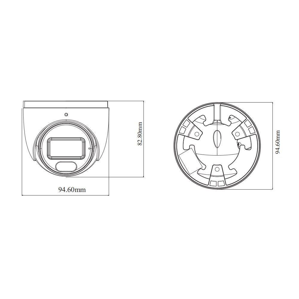 Відеокамера TD-9564E4(D/PE/AW2) WHITE TVT 6Mp, f=2.8 мм Відеокамера TD-9564E4(D/PE/AW2) WHITE TVT 6Mp, f=2.8 мм