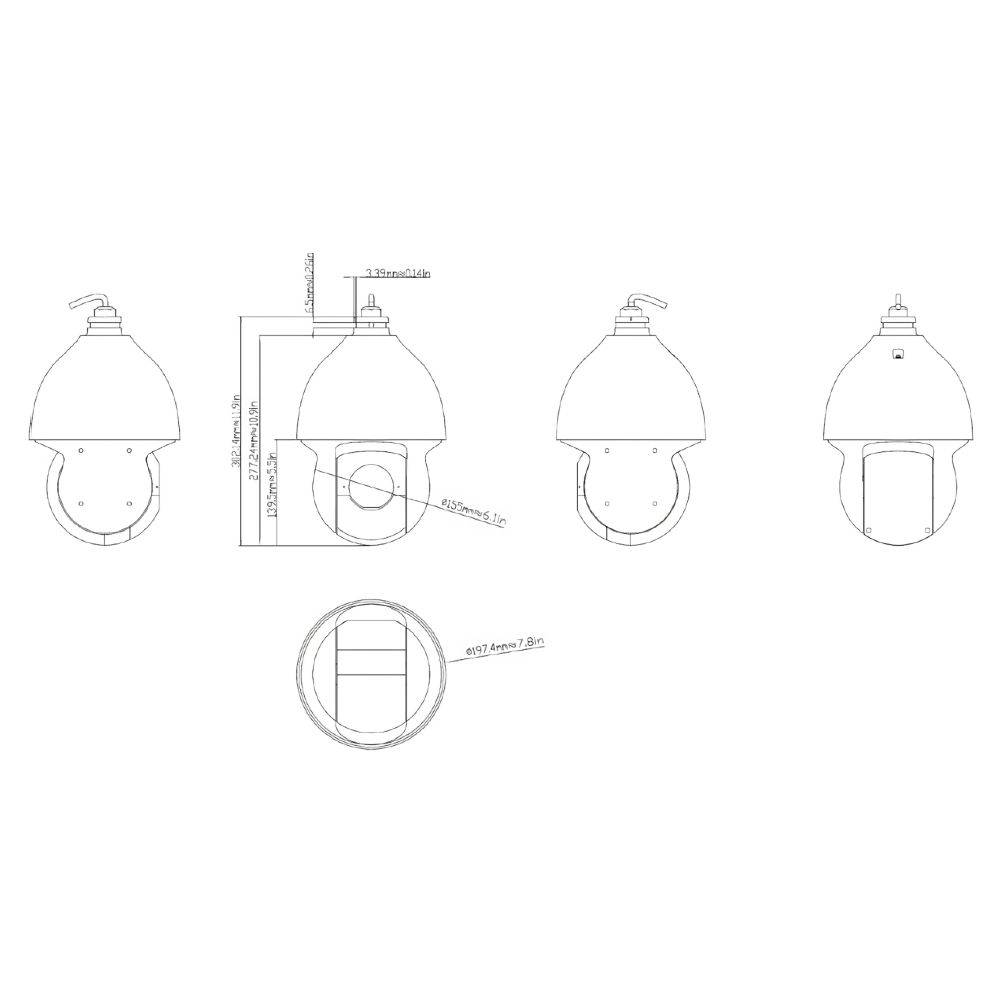 Відеокамера TD-8543IE3N(PE/40M/AR36) f=4.5-180 мм TVT Відеокамера TD-8543IE3N(PE/40M/AR36) f=4.5-180 мм TVT