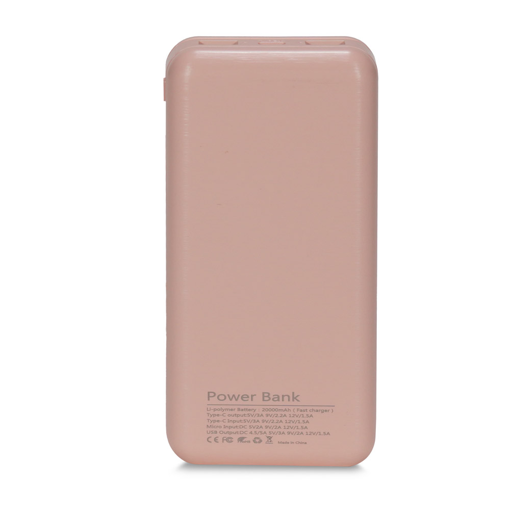 Power Bank TPB-2020 (20000 mAh) Pink Kraft Power Bank TPB-2020 (20000 mAh) Pink Kraft