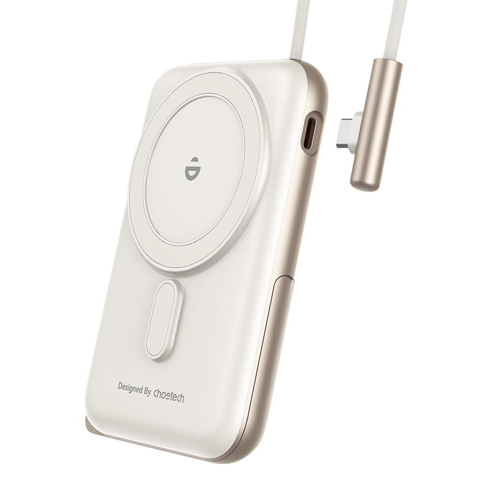 Power Bank B735 з магнітною зарядкою 10000mAh White Choetech Power Bank B735 з магнітною зарядкою 10000mAh White Choetech