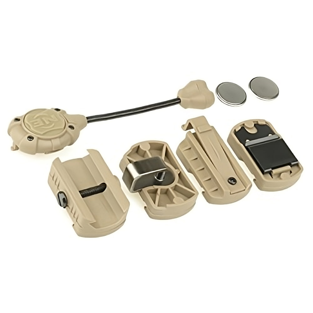 Тактичний ліхтар на шолом Night Evolution MPLS2 Tan (W/IR) Тактичний ліхтар на шолом Night Evolution MPLS2 Tan (W/IR)