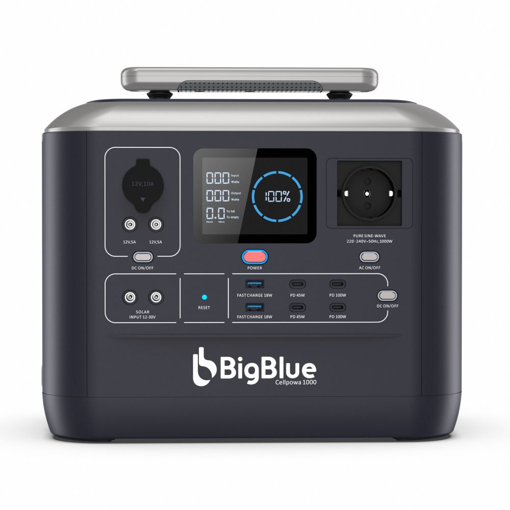Портативна зарядна станція CP1000 BIG BLUE Портативна зарядна станція CP1000 BIG BLUE