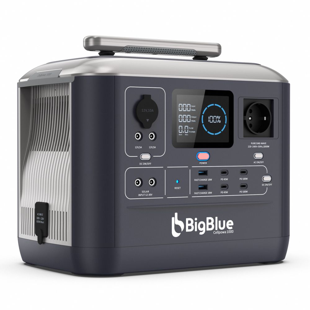 Портативна зарядна станція CP1000 BIG BLUE Портативна зарядна станція CP1000 BIG BLUE