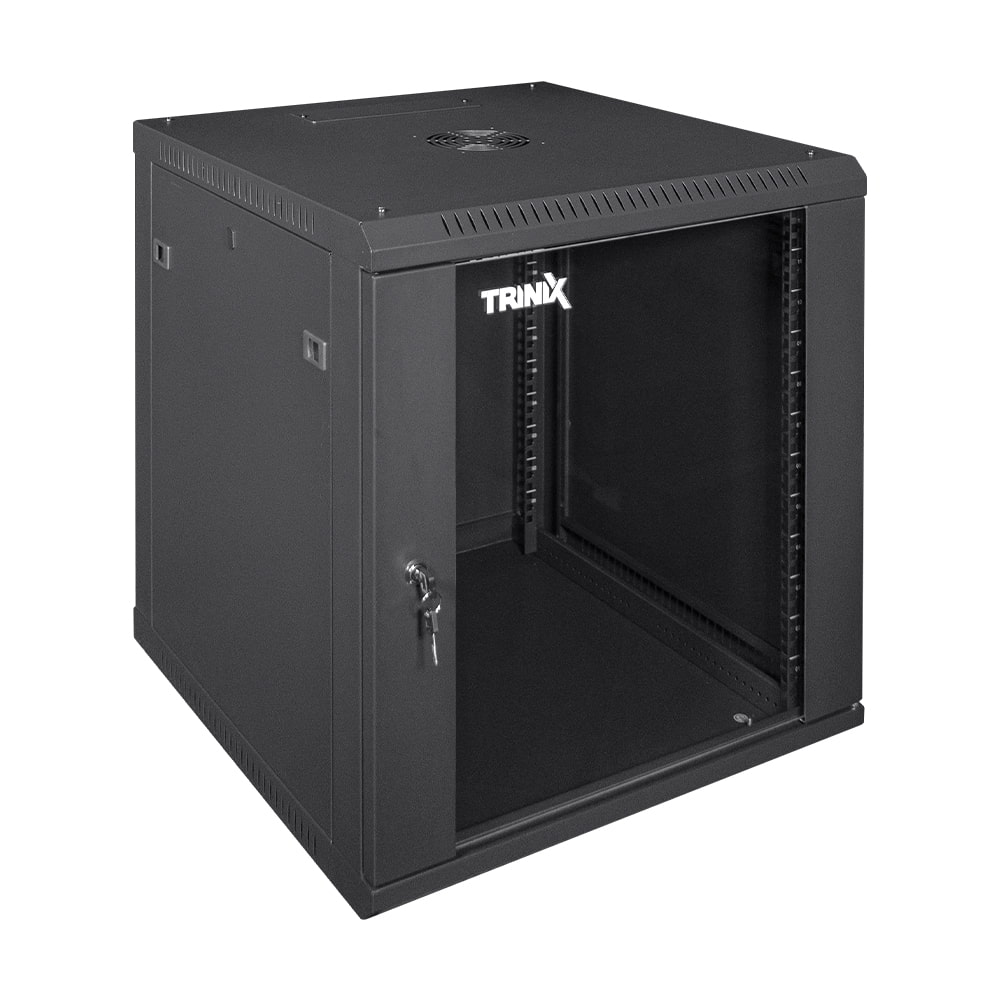 Комутаційна шафа TRX-12U/600x600x637 Black Trinix Комутаційна шафа TRX-12U/600x600x637 Black Trinix