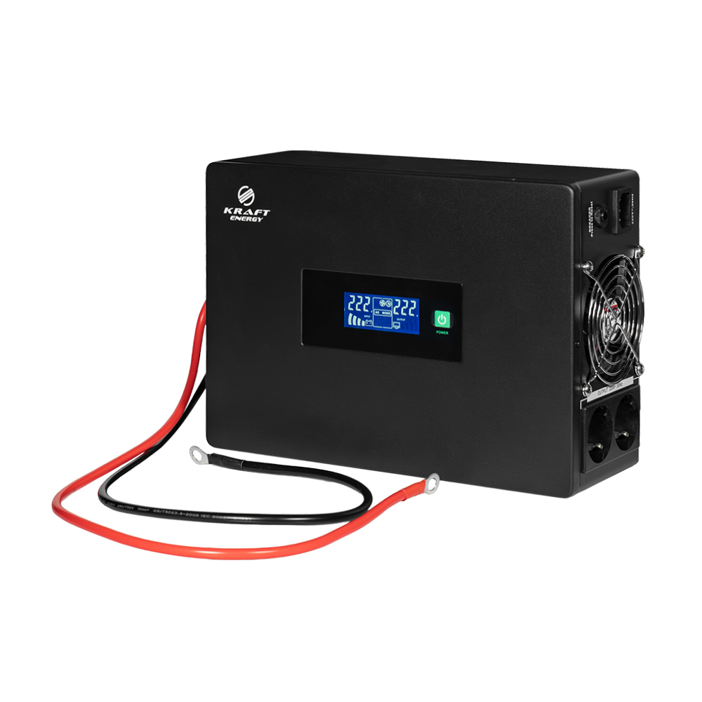 Інвертор високочастотний KRF-SAVR1000VA/1kW-12V Kraft Інвертор високочастотний KRF-SAVR1000VA/1kW-12V Kraft