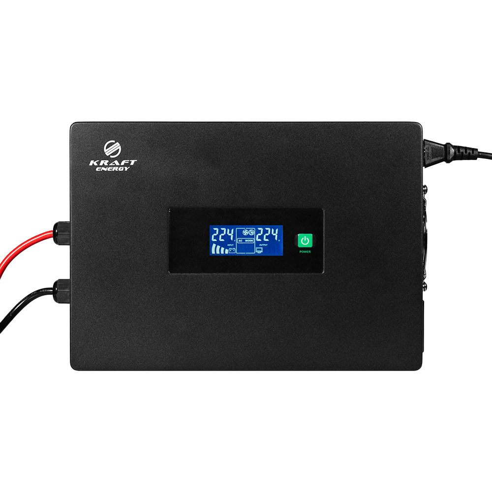Інвертор високочастотний KRF-SAVR1000VA/1kW-12V Kraft Інвертор високочастотний KRF-SAVR1000VA/1kW-12V Kraft