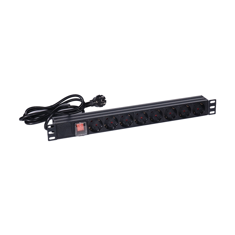 Блок розеток NVC-PDU/8M-16А Black Блок розеток NVC-PDU/8M-16А Black