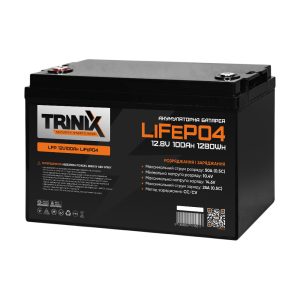 Акумуляторна батарея LFP 12V100Ah LiFePo4 TRINIX літій-залізо-фосфатна