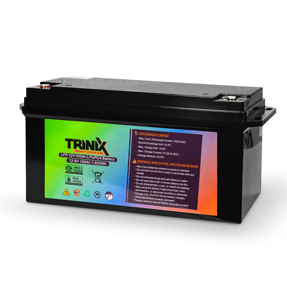 Акумуляторна батарея LFP 12V150Ah LiFePo4 TRINIX літій-залізо-фосфатна Акумуляторна батарея LFP 12V150Ah LiFePo4 TRINIX літій-залізо-фосфатна