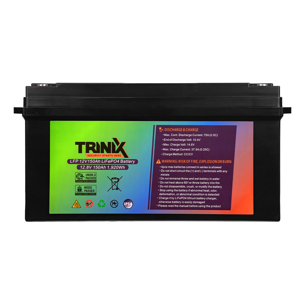 Акумуляторна батарея LFP 12V150Ah LiFePo4 TRINIX літій-залізо-фосфатна Акумуляторна батарея LFP 12V150Ah LiFePo4 TRINIX літій-залізо-фосфатна