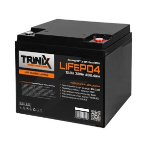 Акумуляторна батарея LFP 12V38Ah LiFePo4 TRINIX літій-залізо-фосфатна