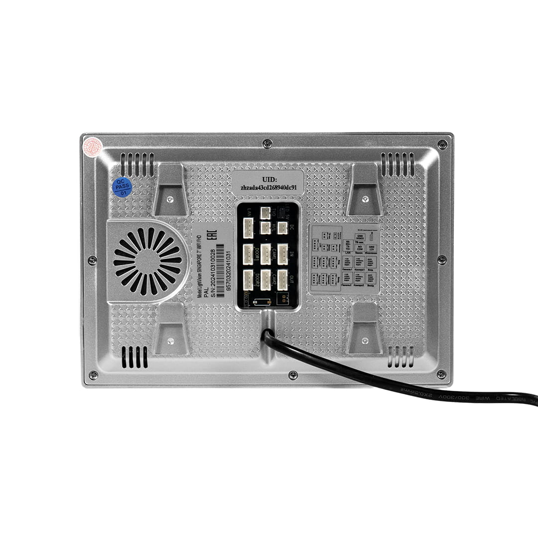 Видеодомофон SINGAPORE 7" WiFi FHD BLACK Light Vision Видеодомофон SINGAPORE 7" WiFi FHD BLACK Light Vision