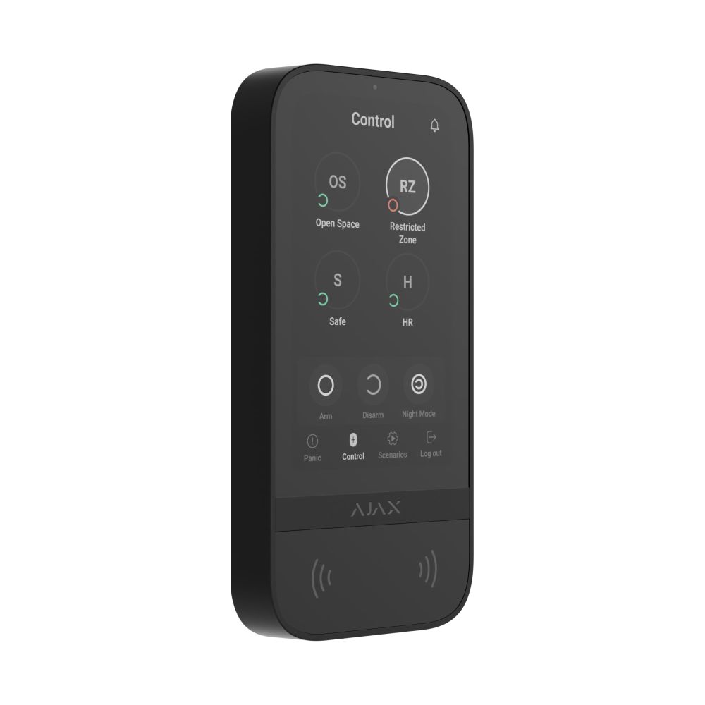 Клавіатура Ajax KeyPad TouchScreen Black Клавіатура Ajax KeyPad TouchScreen Black