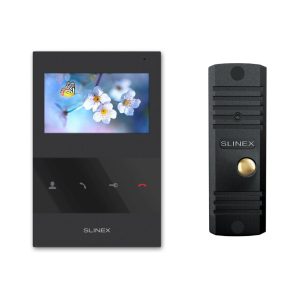 Комплект відеодомофону SQ-04 BLACK + ML-16HD BLACK Slinex